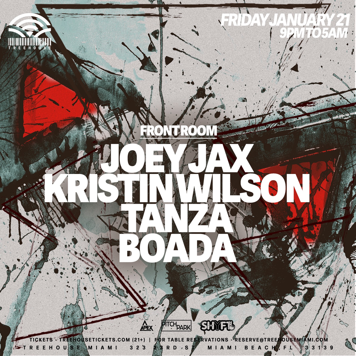 Bijou at Treehouse - Front Room