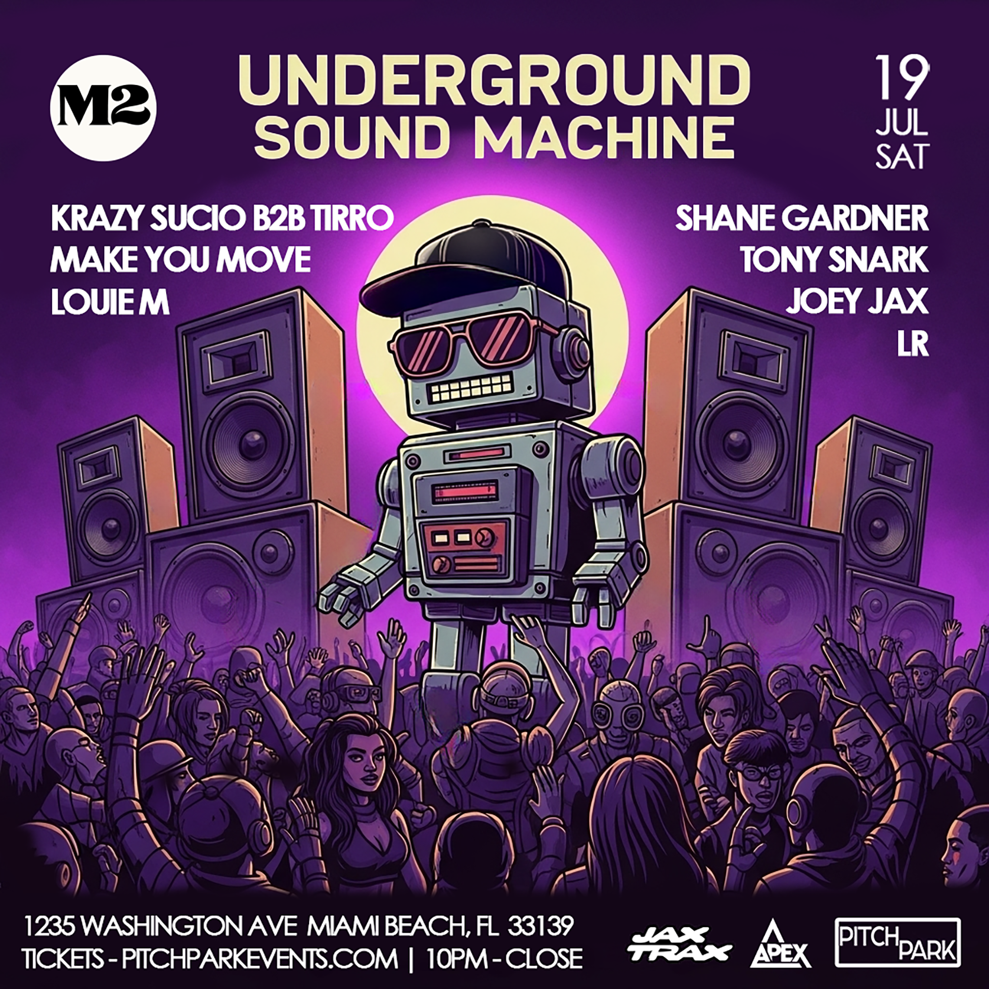 Underground Sound Machine 07/19/25 at M2 Miami